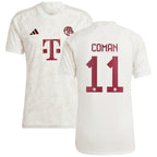Kingsley Coman Bayern Munich adidas 2023/24 Third Replica Jersey - White
