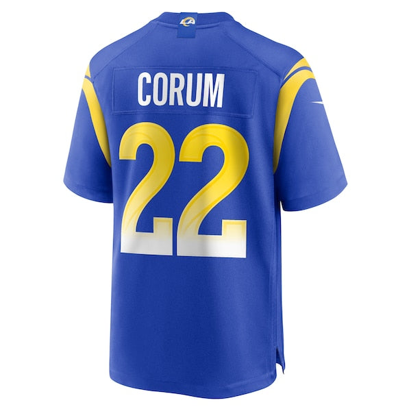 Blake Corum Los Angeles Rams Nike 2024 NFL Draft Game Player Jersey - Royal