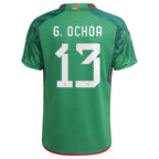 Guillermo Ochoa Mexico National Team adidas 2022/23 Home Replica Player Jersey - Green