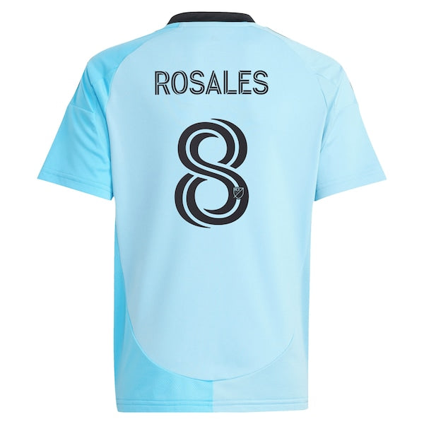 Joseph Rosales Minnesota United FC adidas Youth 2025 CONVERGENCE Replica Player Jersey - Blue