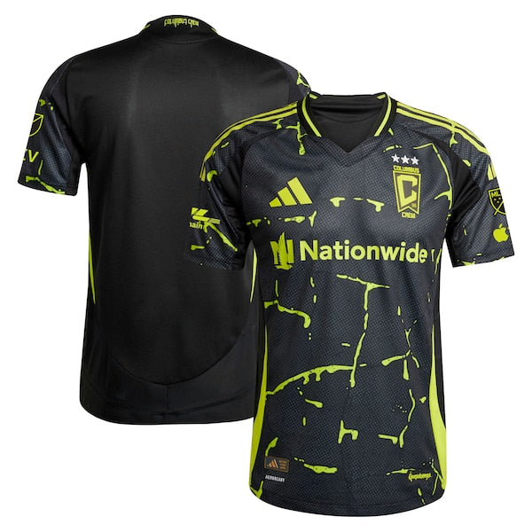 Columbus Crew adidas 2025 The Goosebumps Kit Authentic Jersey - Black