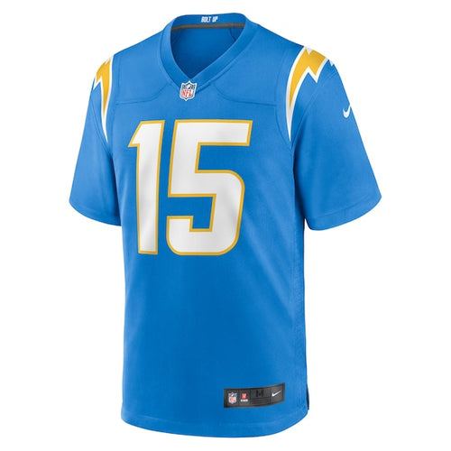 Ladd McConkey Los Angeles Chargers Nike 2024 NFL Draft Player Game Jersey - Powder Blue