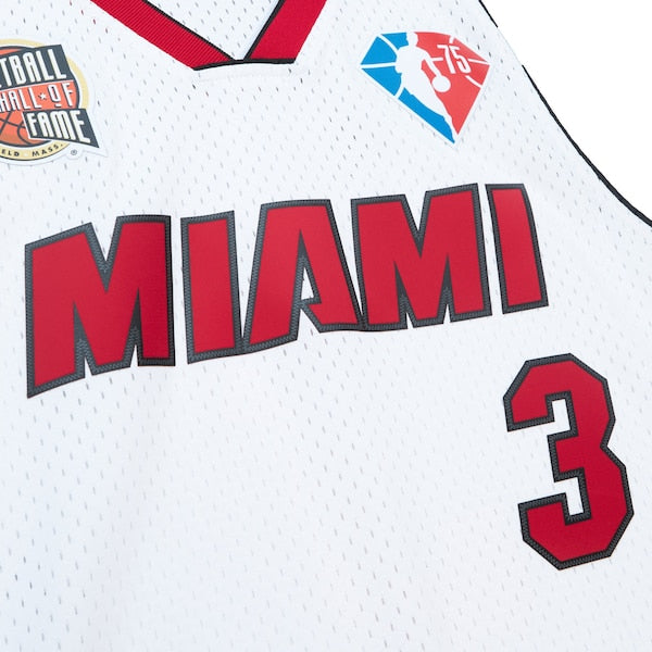 Dwyane Wade Miami Heat Unisex Hall of Fame Class of 2023 Throwback Swingman Jersey - White