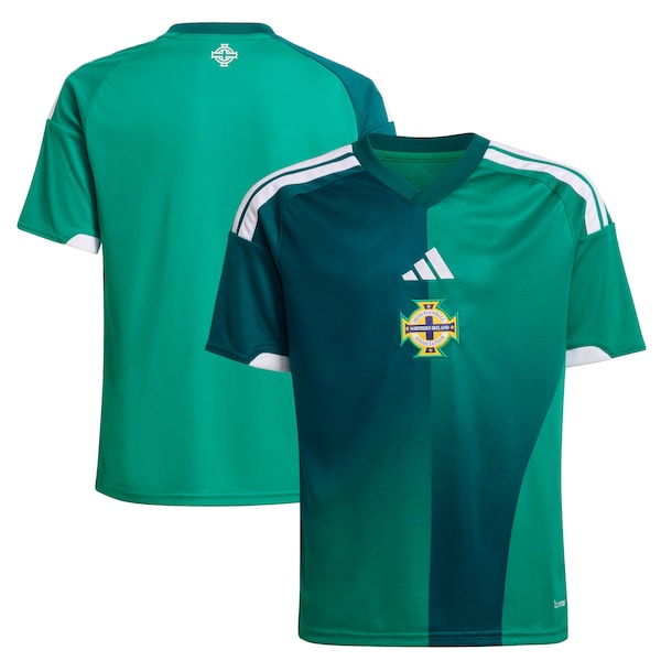 Northern Ireland National Team adidas Youth FIFA x World Cup 2026 Home Replica Jersey - Green