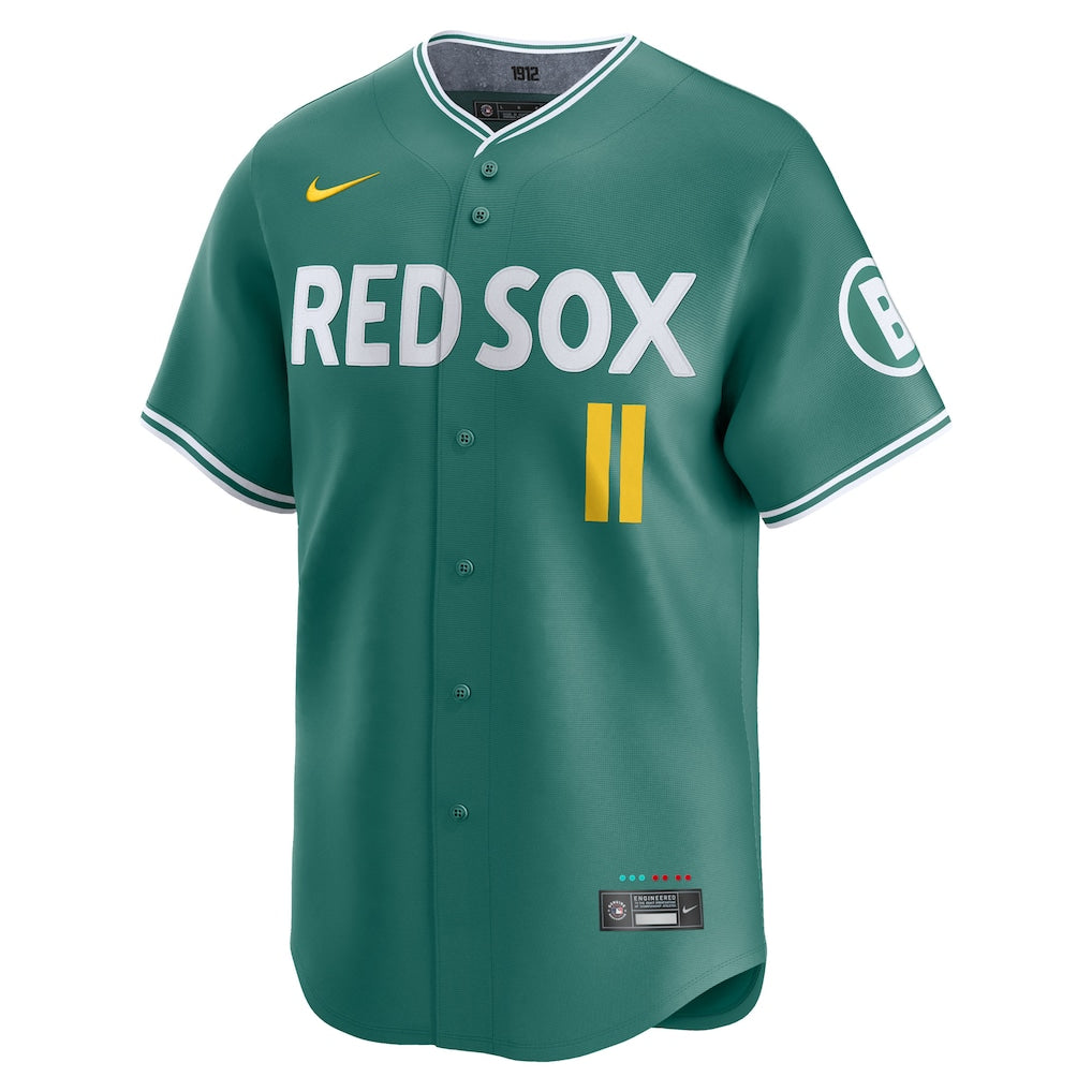 Rafael Devers Boston Red Sox Nike 2025 City Connect Limited Player Jersey - Green
