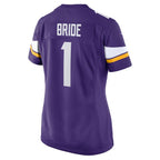 Number 1 Bride Minnesota Vikings Nike Women's Game Jersey - Purple