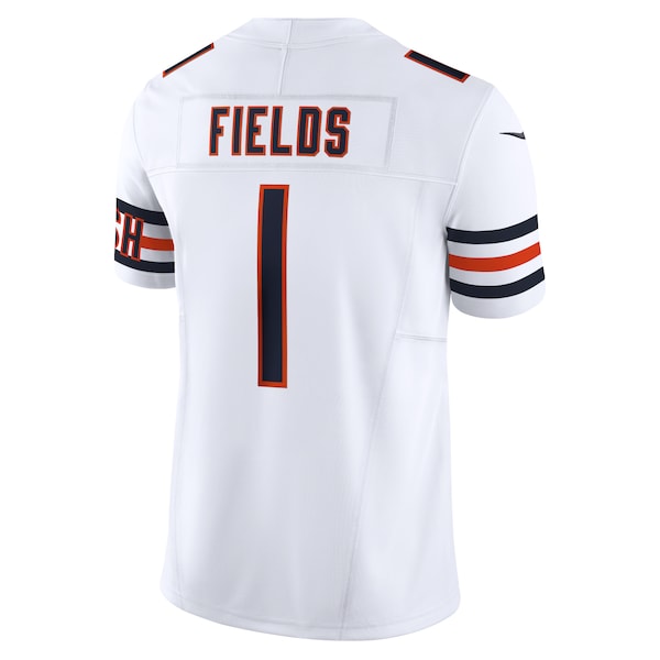 Justin Fields Chicago Bears Nike Vapor F.U.S.E. Limited Jersey - White/Navy/Orange