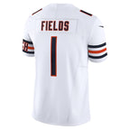 Justin Fields Chicago Bears Nike Vapor F.U.S.E. Limited Jersey - White/Navy/Orange