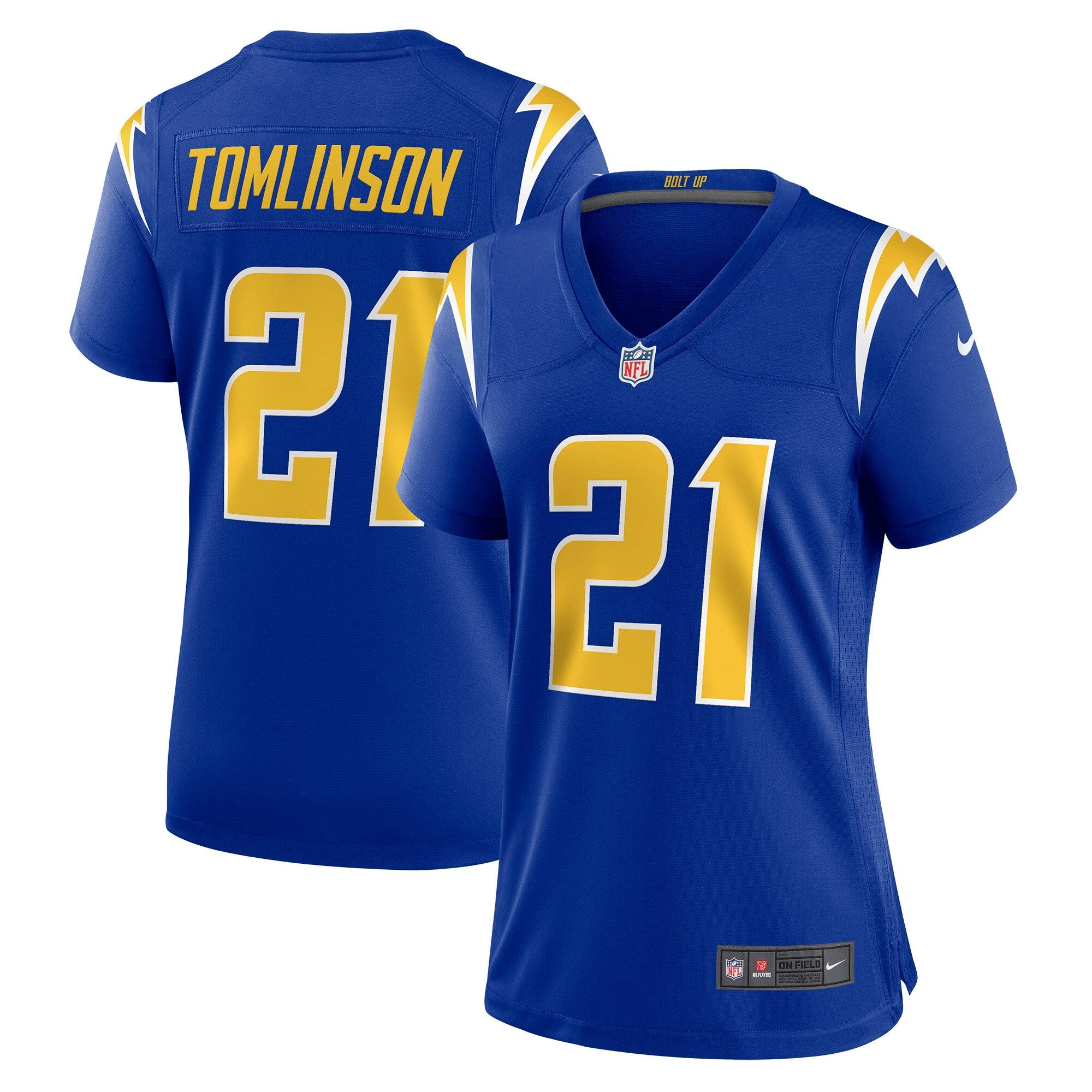 LaDainian Tomlinson Los Angeles Chargers Nike Women's Retired Player Jersey - Navy/Powder Blue/Royal