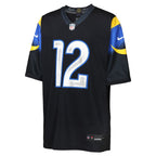 Puka Nacua Los Angeles Rams Nike 2025 Youth Rivalries Collection Limited Jersey - Midnight Blue