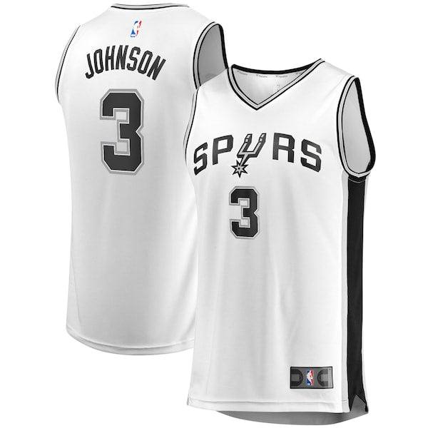 Keldon Johnson San Antonio Spurs  Youth Fast Break Association Jersey - White