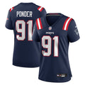 Elijah Ponder New England Patriots Nike Women's Team Game Jersey -  Navy