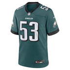 Zach Baun Philadelphia Eagles Nike  Game Jersey - Midnight Green