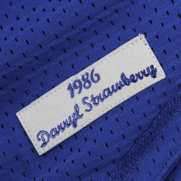 Darryl Strawberry New York Mets Cooperstown Mesh Batting Practice Jersey - Royal/Green