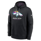 Denver Broncos Nike 2024 NFL Crucial Catch Club Pullover Hoodie - Black