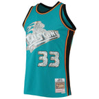 Grant Hill Detroit Pistons 1998/99 Hardwood Classics NBA 75th Anniversary Diamond Swingman Jersey - Teal