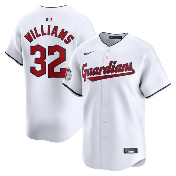 Gavin Williams Cleveland Guardians Nike Home Limited Player Jersey - White