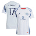 Brian Gutierrez Chicago Fire adidas Women's 2025 The Municipal Kit Replica Player Jersey - Light Blue