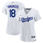 Yoshinobu Yamamoto Los Angeles Dodgers Nike Women's Home Replica Player Jersey - White