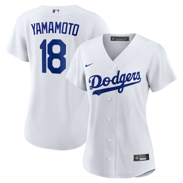 Yoshinobu Yamamoto Los Angeles Dodgers Nike Women's Home Replica Player Jersey - White