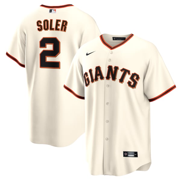 Jorge Soler San Francisco Giants Nike Home Replica Player Jersey - Cream