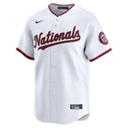 Riley Adams Washington Nationals Nike Home Limited Player Jersey - White