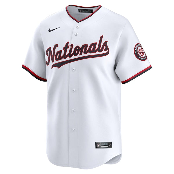Riley Adams Washington Nationals Nike Home Limited Player Jersey - White