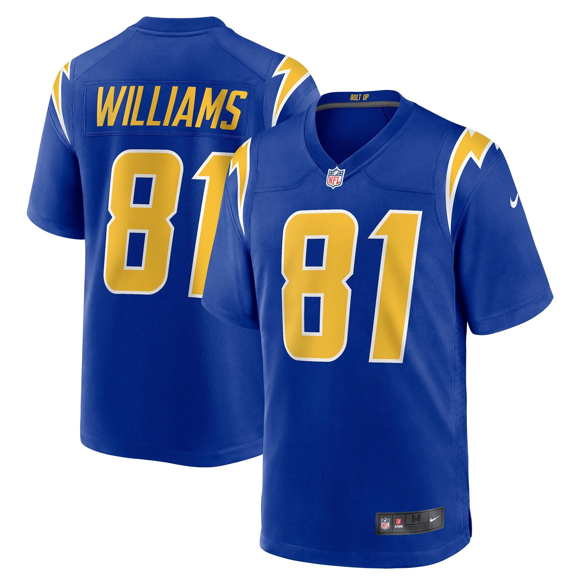 Mike Williams Los Angeles Chargers Nike Alternate Team Game Jersey - Navy/Blue/Royal/White