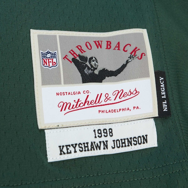 Keyshawn Johnson New York Jets Legacy Replica Jersey - Green