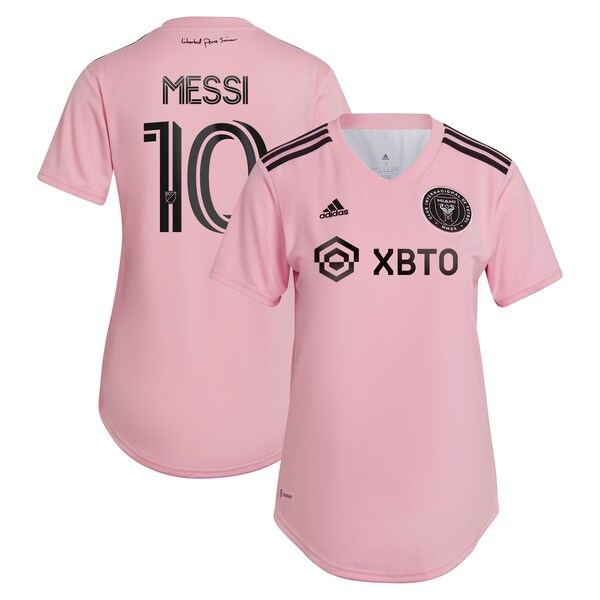 Lionel Messi Inter Miami CF adidas Women's 2024 The Heart Beat Kit Replica Jersey - Pink