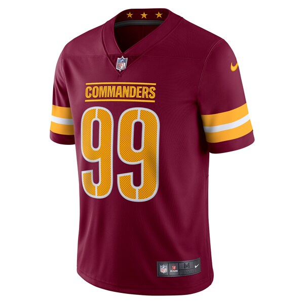 Chase Young Washington Commanders Nike Vapor Limited Jersey - Burgundy/Black/White