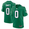 D'Andre Swift Philadelphia Eagles Nike Youth Game Jersey - Kelly Green