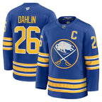 Rasmus Dahlin Buffalo Sabres  Premium Jersey with Captain's Patch - Royal
