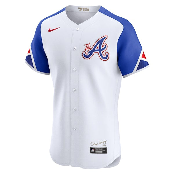 Atlanta Braves Nike City Connect Elite Jersey - White