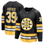 Morgan Geekie Boston Bruins  Home Breakaway Player Jersey - Black