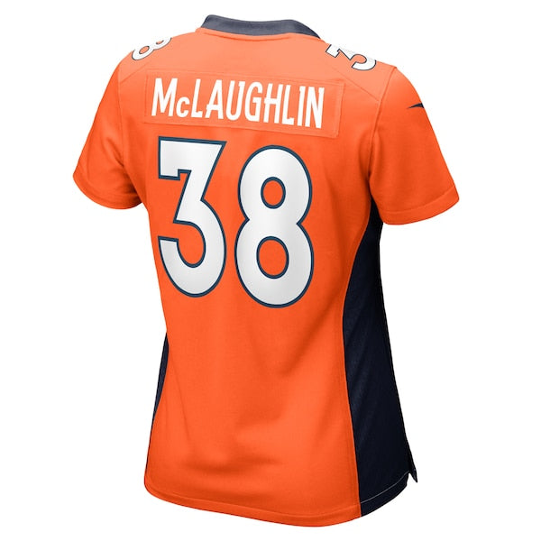 Jaleel McLaughlin Denver Broncos Nike Women's  Game Jersey -  Orange