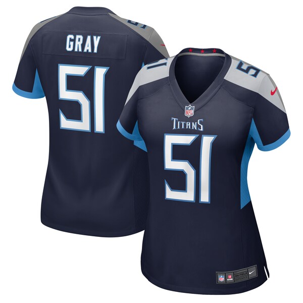 Cedric Gray Tennessee Titans Nike Women's  Game Jersey -  Navy