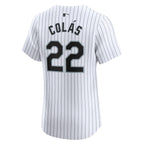 Oscar Colas Chicago White Sox Nike Home Elite Player Jersey - White