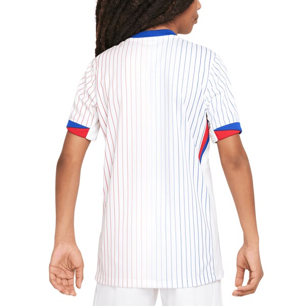 France National Team Nike Youth 2024 Away Replica Blank Jersey - White