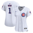 Chicago Cubs Nike Women's #1 Mom Home Limited Jersey - White