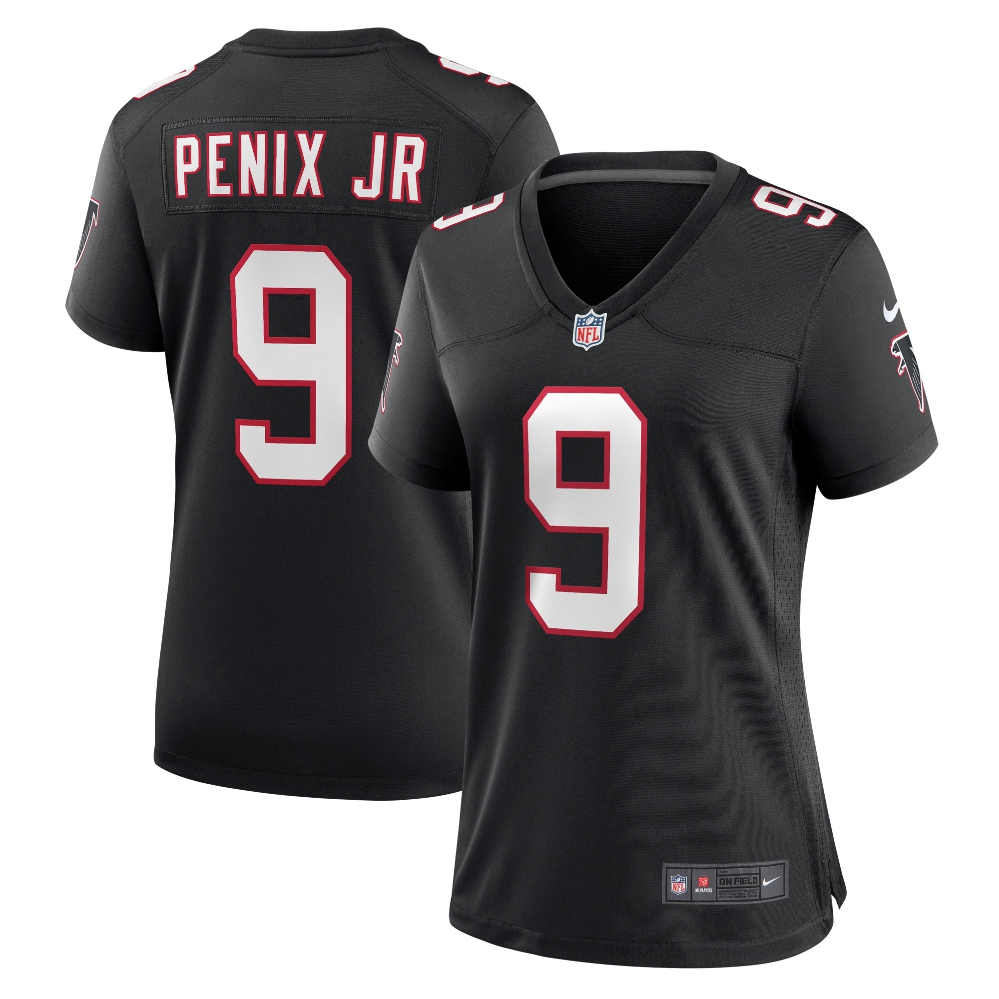 Michael Penix Jr. Atlanta Falcons Nike Women's Alternate Game Jersey -  Red/Black