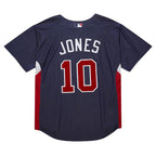 Chipper Jones Atlanta Braves Cooperstown Collection 2007 Batting Practice Jersey - Navy