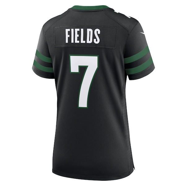 Justin Fields New York Jets Nike Women's Alternate Game Jersey -  Black