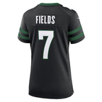 Justin Fields New York Jets Nike Women's Alternate Game Jersey -  Black