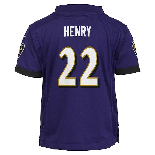 Derrick Henry Baltimore Ravens Nike Preschool Team Player Game Jersey - Purple
