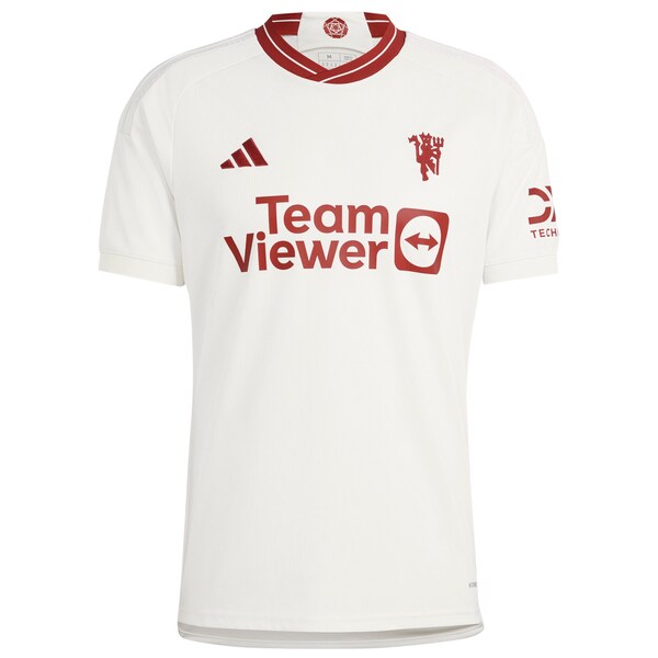 Antony Manchester United adidas 2023/24 Third Replica Player Jersey - White