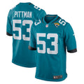 Anthony Pittman Jacksonville Jaguars Nike Team Game Jersey -  Teal
