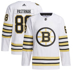 David Pastrnak Boston Bruins adidas  Primegreen Authentic Player Jersey - White/Black