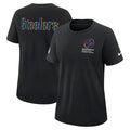 Pittsburgh Steelers Nike Women's 2025 NFL Crucial Catch Tri-Blend Dri-FIT T-Shirt - Black