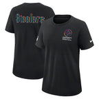 Pittsburgh Steelers Nike Women's 2025 NFL Crucial Catch Tri-Blend Dri-FIT T-Shirt - Black